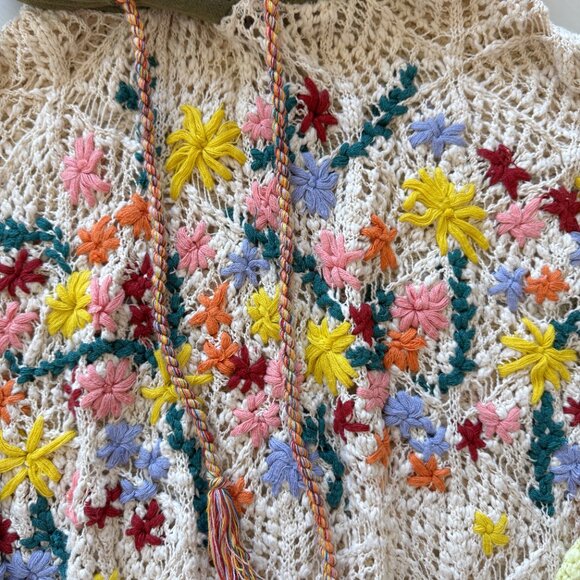 Free people Wild Meadow Pullover - floral sweater - Picture 3 of 5